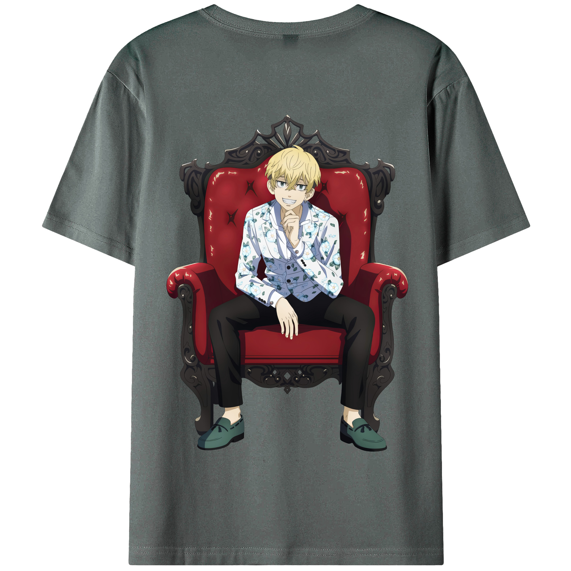 （画像用） 東京リベンジャーズ Tokyo Revengers 綿100％半袖Tシャツ（背面プリント）